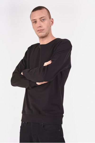 Gładka bluza ze ściągaczami Gładka bluza ze ściągaczami