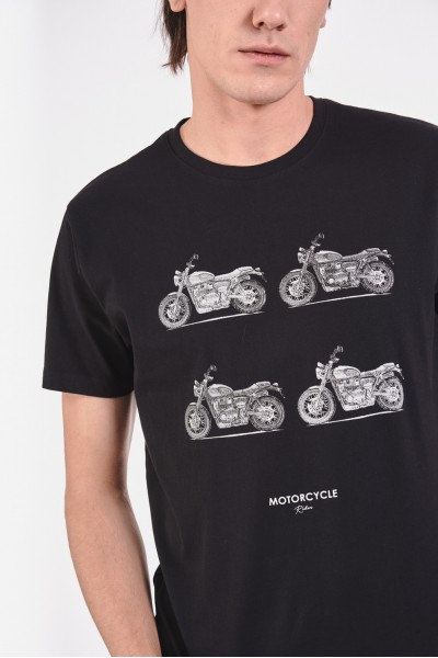 Bawełniana koszulka w motocykle Bawełniana koszulka w motocykle
