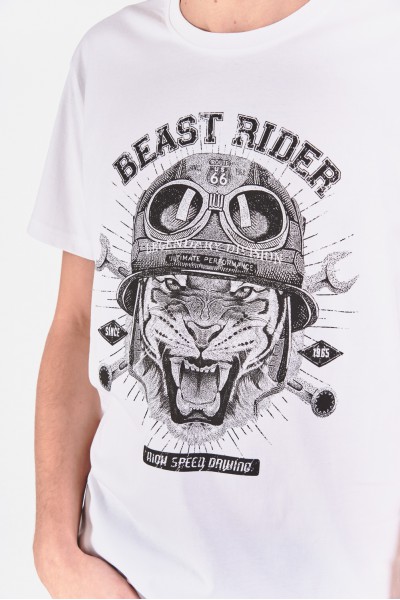 T-shirt ze zwierzęcym motywem T-shirt ze zwierzęcym motywem