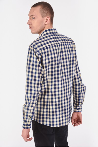Bawełniana koszula slim w kratę Bawełniana koszula slim w kratę
