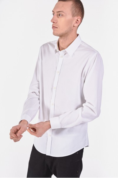 Elegancka biała koszula slim Elegancka biała koszula slim