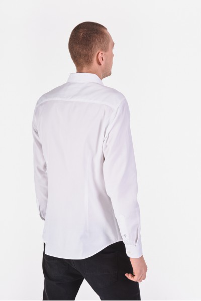 Elegancka biała koszula slim Elegancka biała koszula slim