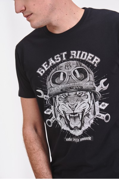 T-shirt ze zwierzęcym motywem T-shirt ze zwierzęcym motywem