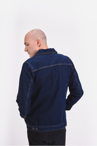 Kurtka dżinsowa z ciemnego denimu Kurtka dżinsowa z ciemnego denimu