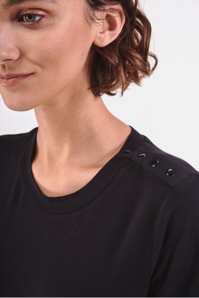 Czarny t-shirt Czarny t-shirt