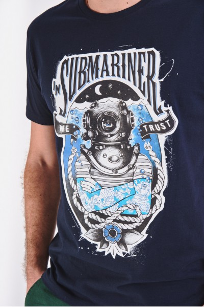 T-shirt z motywem nurkowania T-shirt z motywem nurkowania