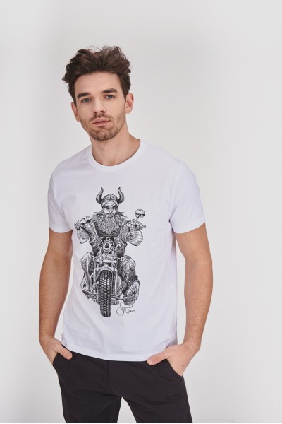 T-shirt z Wikingiem T-shirt z Wikingiem