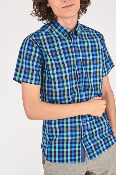 Koszula slim w kratę Koszula slim w kratę