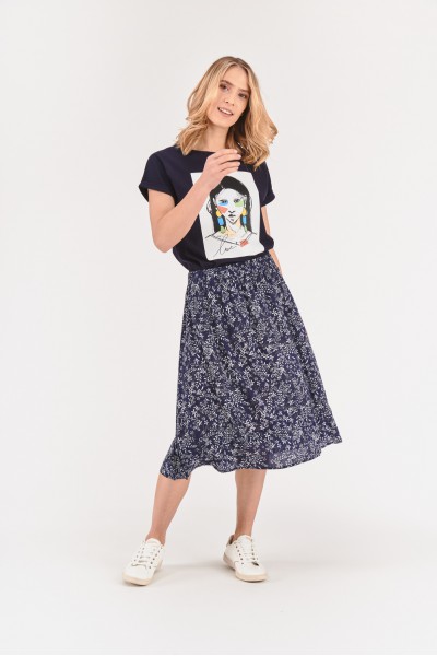 T-shirt z prostokątną grafiką T-shirt z prostokątną grafiką