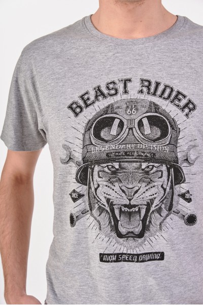T-shirt ze zwierzęcym motywem T-shirt ze zwierzęcym motywem