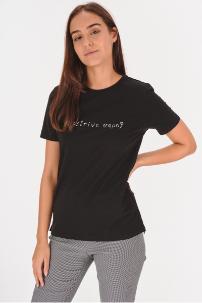 T-shirt z napisem T-shirt z napisem