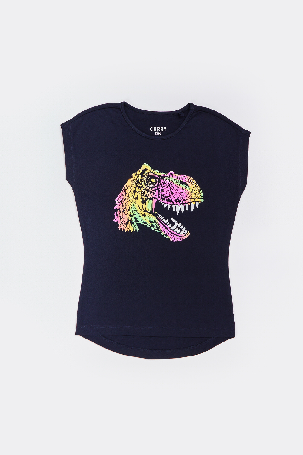 T-shirt z kolorowym dinozaurem