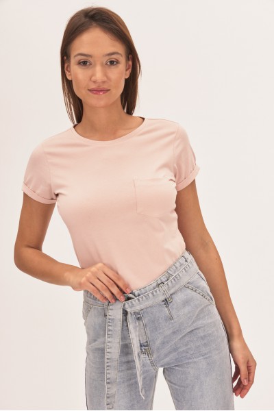 T-shirt z kieszonką T-shirt z kieszonką