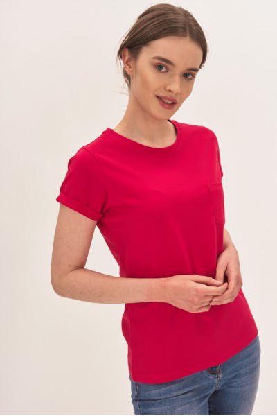 T-shirt z kieszonką