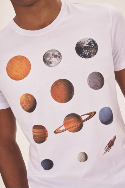 Koszulka z planetami Układu Słonecznego Koszulka z planetami Układu Słonecznego