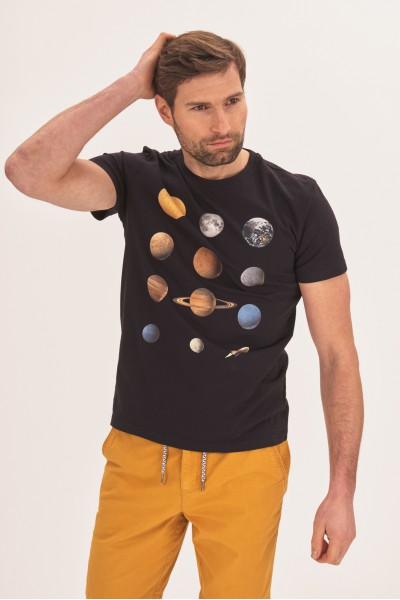 Koszulka z planetami Układu Słonecznego Koszulka z planetami Układu Słonecznego