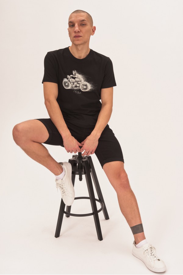 T-shirt z motocyklem T-shirt z motocyklem