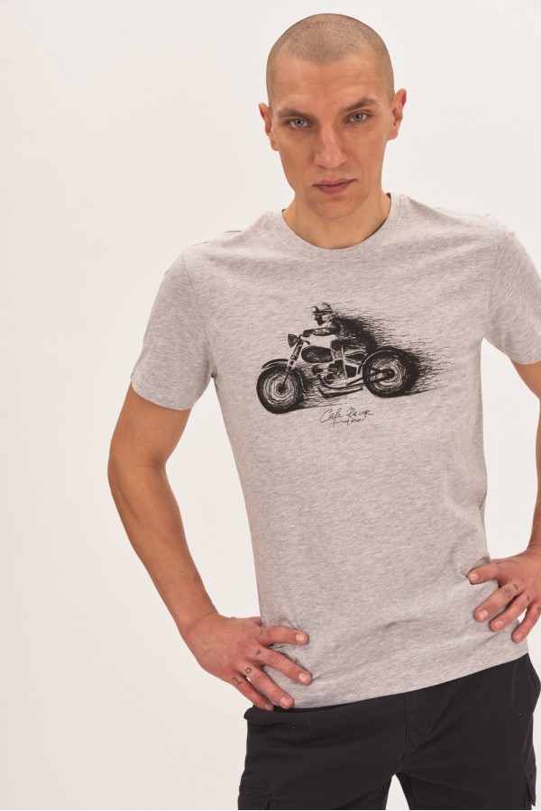 T-shirt z motocyklem T-shirt z motocyklem