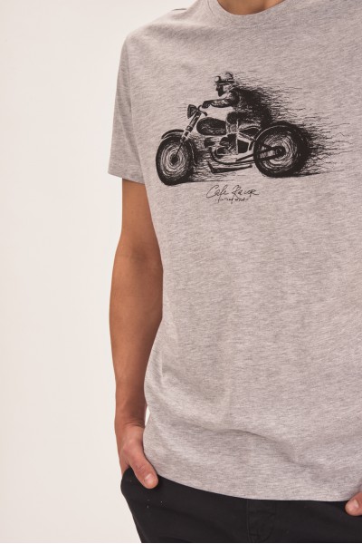 T-shirt z motocyklem T-shirt z motocyklem