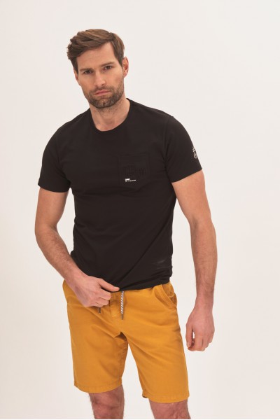 Bawełniany t-shirt z kieszonką Bawełniany t-shirt z kieszonką