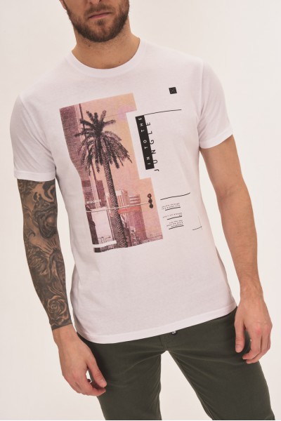 T-shirt z nadrukiem miasta T-shirt z nadrukiem miasta
