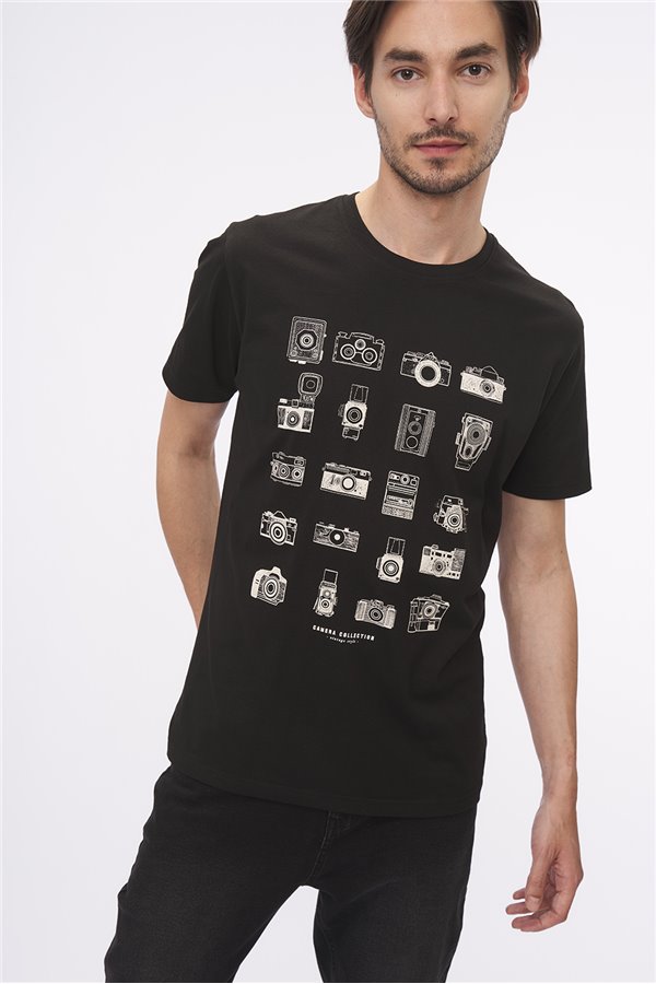 T-shirt w aparaty fotograficzne