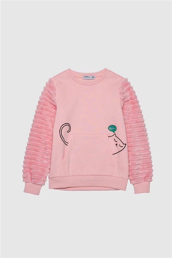 Bluza z pluszowymi rękawami Bluza z pluszowymi rękawami