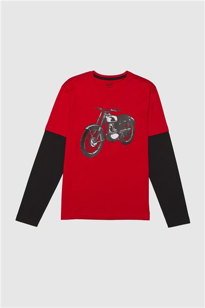 Koszulka z motocyklem Koszulka z motocyklem